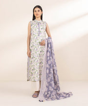 SAPPHIRE | UNSTITCHED 3 PIECE PRINTED LAWN SUIT